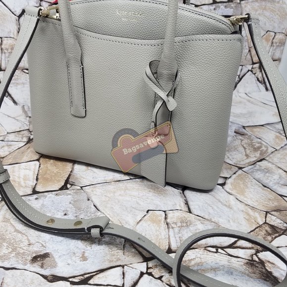 True Taupe Medium margaux Satchel Kate Spade - Picture 8 of 13